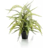 Emerald Fougère artificielle Boston 70 cm en pot en plastique