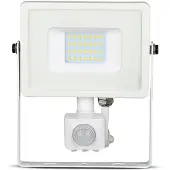 V-TAC Projecteur LED 20W SAMSUNG Motion Sensor White VT-20-S warm 1600lm
