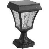 V-TAC Lampe solaire sur pied - IP65 Waterproof - Noir mat - 2W - 110 Lumens - 3IN1