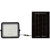V-TAC Projecteur solaire noir - Noir - IP65 - 400 lumens - 6400K