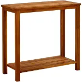 vidaXL Console de jardin 80x35x75 cm bois massif acacia
