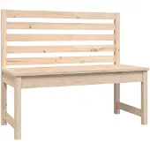 vidaXL Banc de jardin 109 cm pin massif