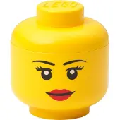 LEGO Mini Cutie de Rangement pour Tête de Minifigurine Fille