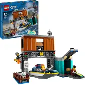 LEGO City 60417 Bateau rapide de la police et cachette des criminels