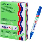 Artline Marqueur permanent Artline 90, 2,5 mm, bleu (12x)