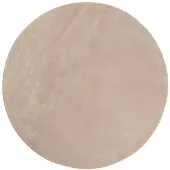 vidaXL Tapis HUARTE à poils courts doux et lavable sable Ø 80 cm