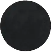 vidaXL Tapis HUARTE à poils courts doux et lavable noir Ø 160 cm