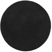 vidaXL Tapis HUARTE à poils courts doux et lavable noir Ø 200 cm