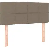 vidaXL Tête de lit taupe 80x5x78/88 cm Tissu