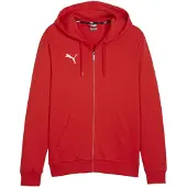 Puma Hommes, Pull-over, teamGOAL Casuals Veste à capuche, Rouge, (L)
