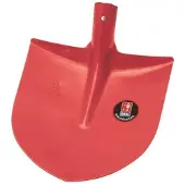 Idealspaten-bredt Pelle à neige Ruhr-Brillant rouge, revêtue par poudre, sans manche