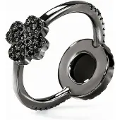 Folli Follie 3r18s042kkk50 Ring Noir Femme