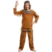 MOM Indian Boy Costume Marron 3-4 Years Enfants
