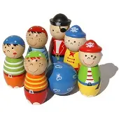 Simply For Kids 22107 Houten Kegelspel Piraten
