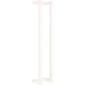 vidaXL Porte-serviette Blanc 23x18x110 cm Bois de pin massif