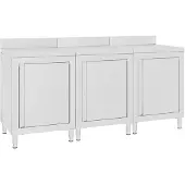 vidaXL Armoire de travail 180x60x96 cm inox