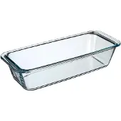 5 Five Moule en verre résistant à la chaleur pour le pain 31cm, Moule à gâteau, Transparent