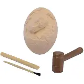 Johntoy Fossile d'uf de dinosaure à creuser
