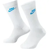 Nike Chaussettes 'Everyday Essential' bleu clair / rouge / noir / blanc