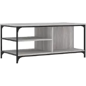 vidaXL Table basse Gris Sonoma 100x50x45 cm Bois composite