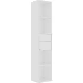 vidaXL Bibliothèque Blanc 36x30x171 cm Bois d'ingénierie