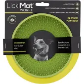 LickiMat Wobble Anti-stress Dog Feeder Vert