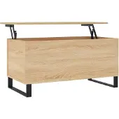 vidaXL Table basse en chêne Sonoma 90x44,5x45 cm Bois composite