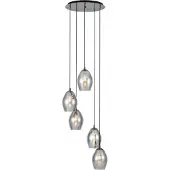 Stars of Light Suspension , Estanys, dimmable, Noir, Salle à manger, Verre, Moderne