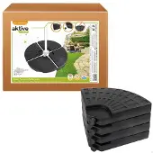 Aktive Pied De Parasol Rond Rechargeable 4 Pièces