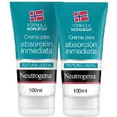 Neutrogena Crème pour les pieds à absorption immédiate 2 x 100ML