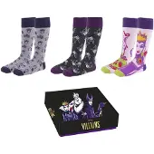 Cerda Group Villains - Pack De 3 Paires De Chaussettes (T36-41)