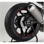Puig 8431R Rim Strips Premium pour HONDA NT650V DEAUVILLE Rouge