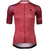 Agu Velo Wave Essential Short Sleeve Jersey Rouge L Femme