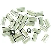 VAR Plastic Cable Terminal 100 Units Argenté 5 mm