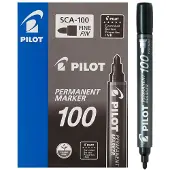 Pilot Marqueur permanent 100 surligneur 1 pièce(s) Noir Pointe fine (1x)