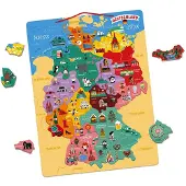 Janod - Puzzle carte d'Allemagne magnétique - JURATOYS