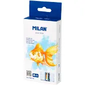 Milan Boîte Métallique Pour Aquarelle Demi-godet 12 Unités