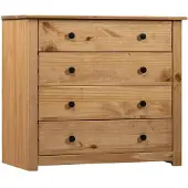 vidaXL Armoire latérale 80x40x73 cm Pin Assortiment Panama