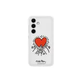 Samsung Galaxy S24 Keith Haring Suit Back Cover Transparent