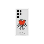 Samsung Galaxy S24 Ultra Keith Haring Suit Back Cover Transparent