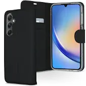 Accezz Étui de télephone Wallet pour Samsung Galaxy A35 - Noir