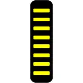 Rrp Attache-câble ProGuard - Arrière - Autocollant - Jaune