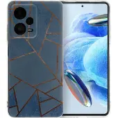 IMoshion Coque Design pour Xiaomi Redmi Note 12 Pro (5G) - Blue Graphic