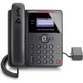 Poly Edge B10 IP Phone Black - Écran LCD 2,8", Gigabit Ethernet, montage mural