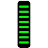 Rrp Attache-câble ProGuard - Avant - Autocollant - Protection maximale - Vert fluo
