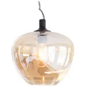 By Rydens Lampe suspendue Bellissimo verre ambré Ø28cm
