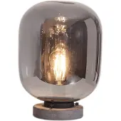 By Rydens Lampe de table Leola verre de fumée