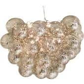 By Rydens Lampe suspendue Gross verre ambré 50cm