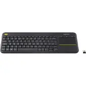 Logitech Clavier Logitech K400 Plus sans Fil Bluetooth avec Touchpad - AZERTY Français