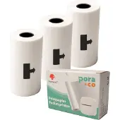 Pora&co Papier autocollant pour mini imprimante photo, 3 rouleaux